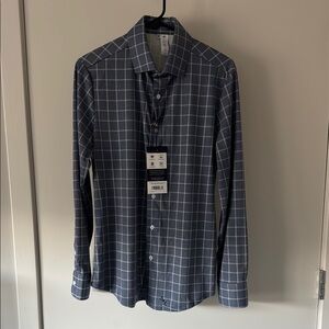 State & Liberty Dress Shirt Blue/Gray M